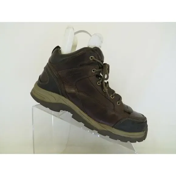 Red Wing 6692 Brown Leather Composite Toe Laces Ankle Work Boots Mens Sz 9.5 D Red Wing 6692 Brown Leather Composite Toe Laces Ankle Work  main image 4